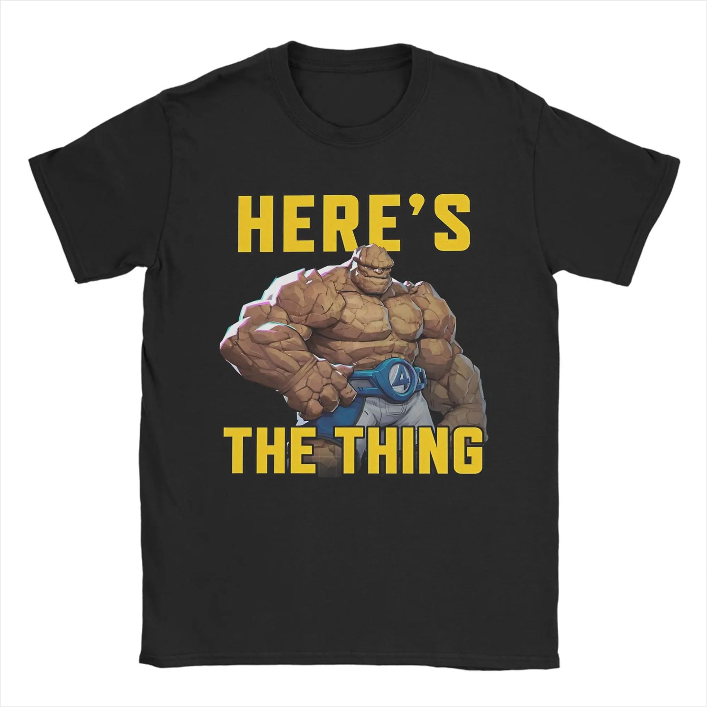T-shirt The Fantastic 4 First Steps - Affiche rétro bleue, unisexe