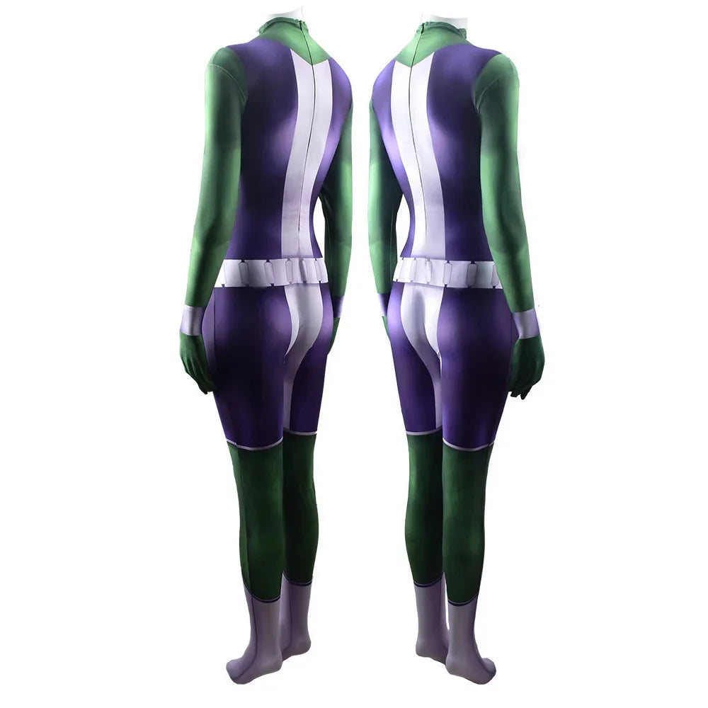She-Hulk-kostuum – paars-wit pak