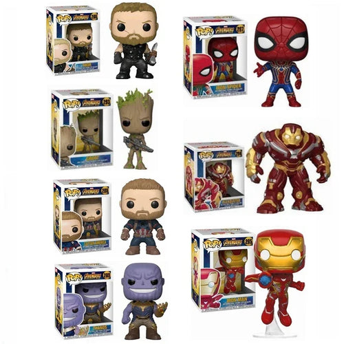 Funko Pop Avengers-actiefigurenverzameling - Assortiment met meerdere personages