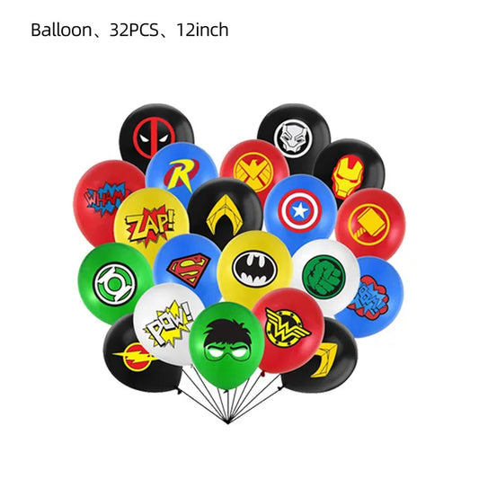 Avengers-verjaardagsdecoratie - Set van 32 ballonnen