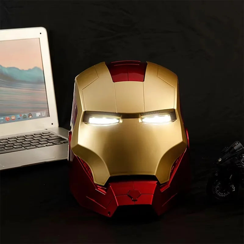 Avengers Iron Man-masker - Cosplayhelm en -handschoenen met leds, 65 cm