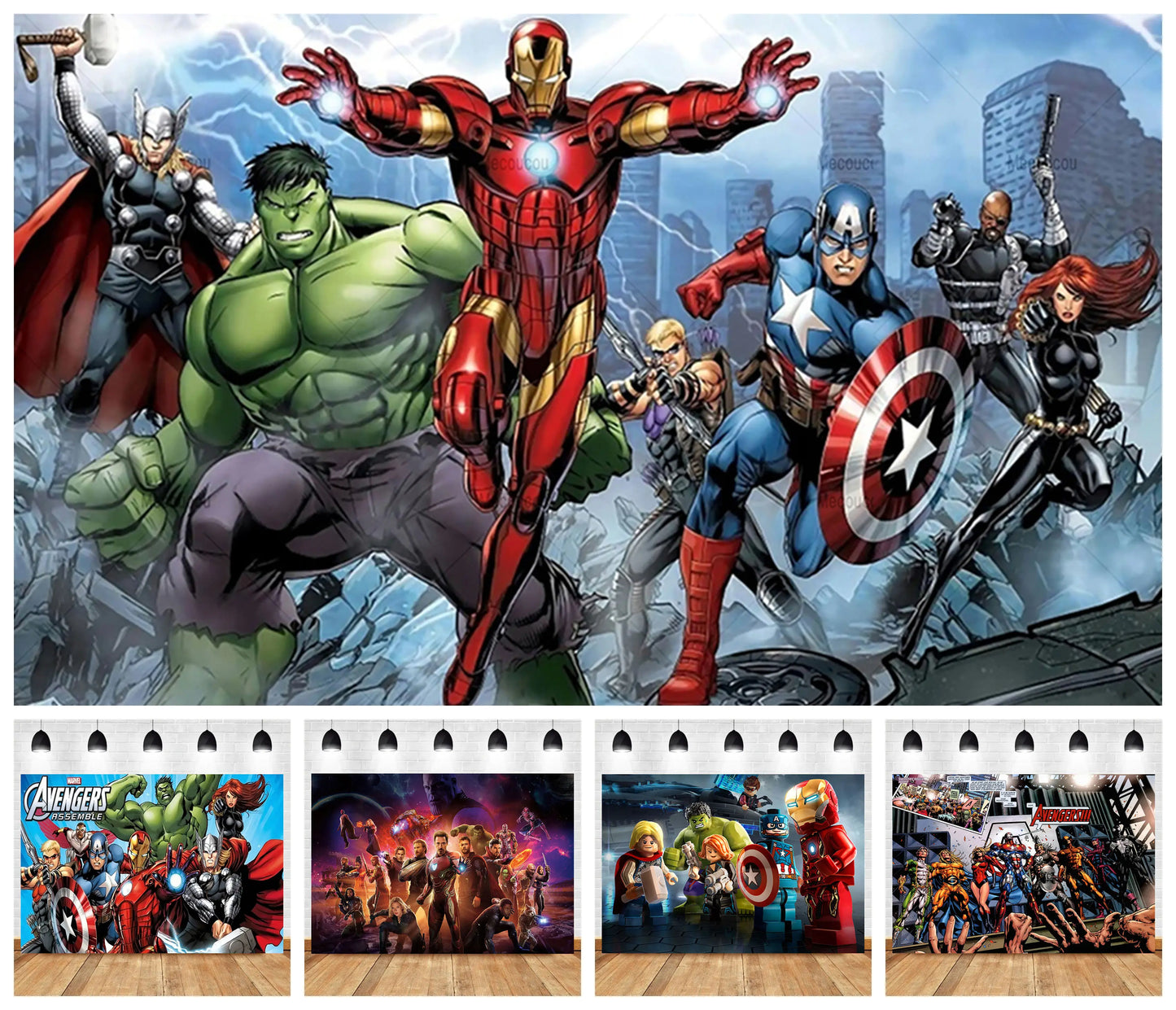 Poster Avengers Assemble - Klassiek logo