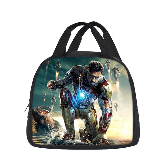 Avengers Iron Man-lunchdraagtas – gehurkt op platform, team