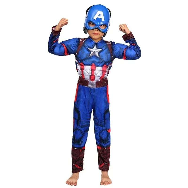 Captain America-kinderkostuum - Pak met schild, masker en cape