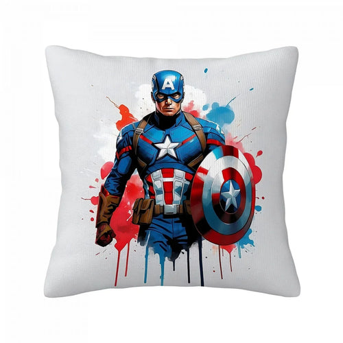 Captain America-kussenhoes - Verfspatten