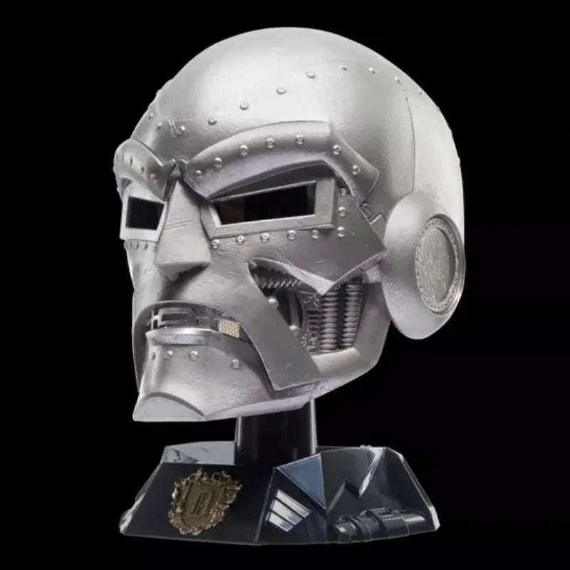 Doctor Doom-masker – zilverkleurige harshelm met cape