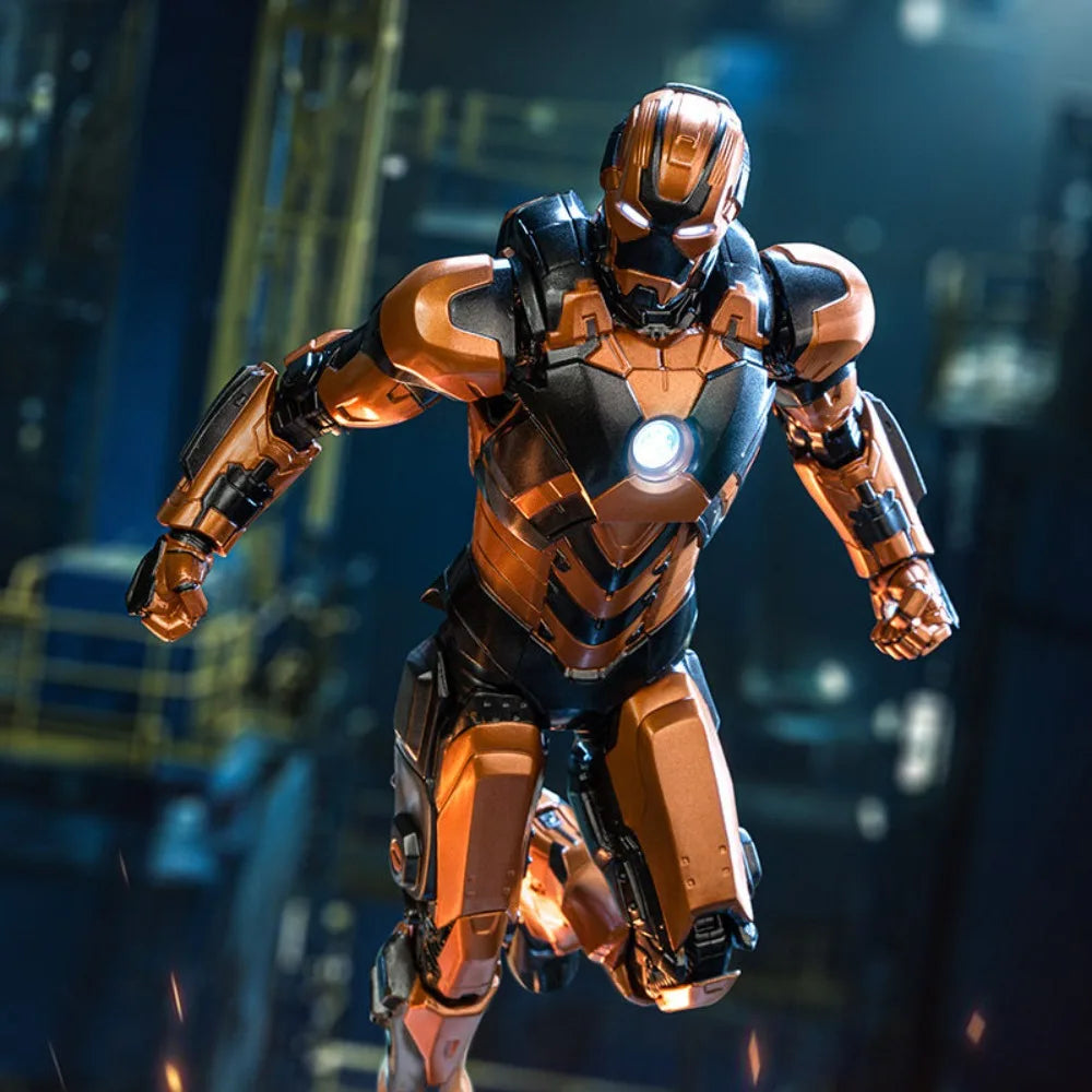 ZD Toys Iron Man MK39 Starboost-figuur - Teal-variant