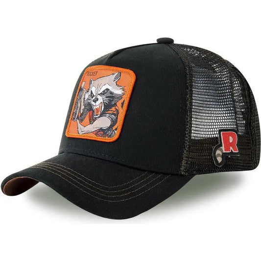 Rocket Raccoon-pet - zwart en oranje