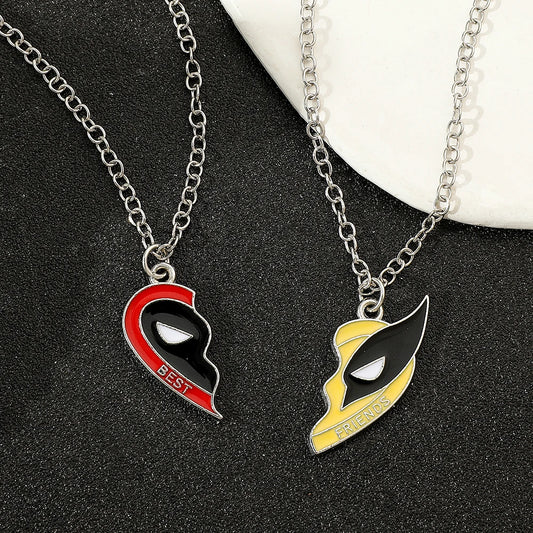 Deadpool-Wolverine-duohanger - Hartvormige Best Friends-hangers