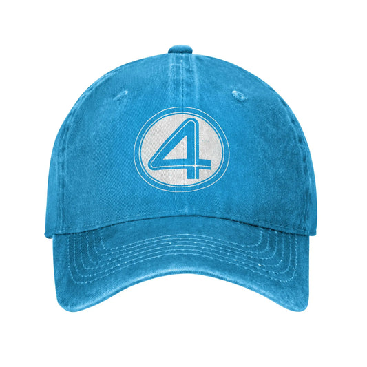 Fantastic Four-pet - verwassen turkooizen denim