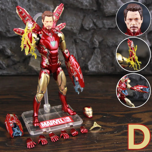 ZD Toys Iron Man MK85 2.0 LED-figuur – gezicht onbedekt, variant D