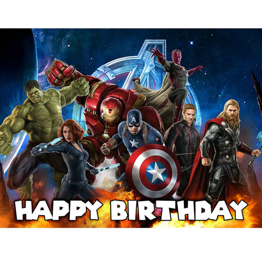 Verjaardagsposter Avengers Ultron - Fijne verjaardag
