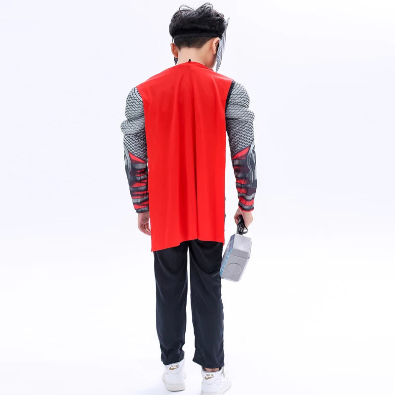 Avengers Thor-kostuum - Cosplay voor kinderen met hamer en helm