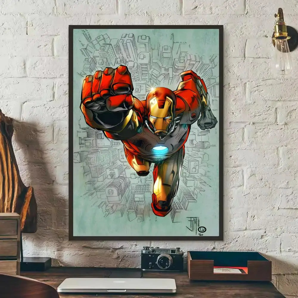 Iron Man-sticker - Beschadigd Pantser