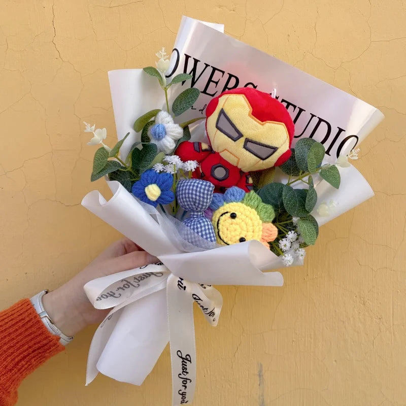 Avengers Spider-Man-cadeauboeket - Handgemaakt knuffeldier