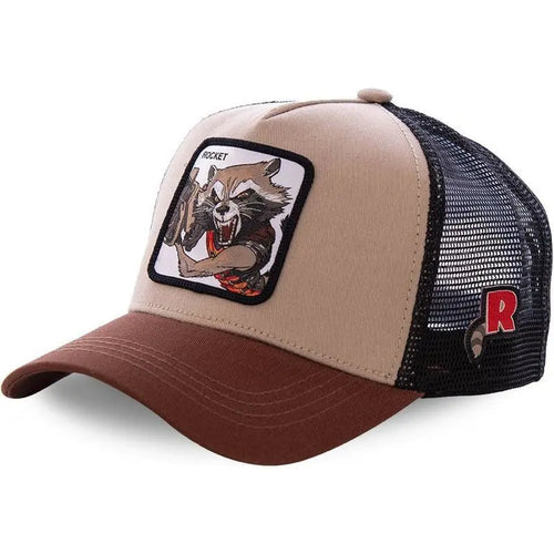 Rocket Raccoon-pet - beige en bruin