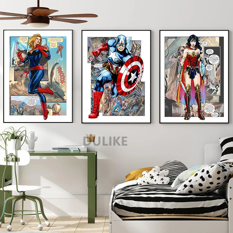 Captain America-poster - Strip