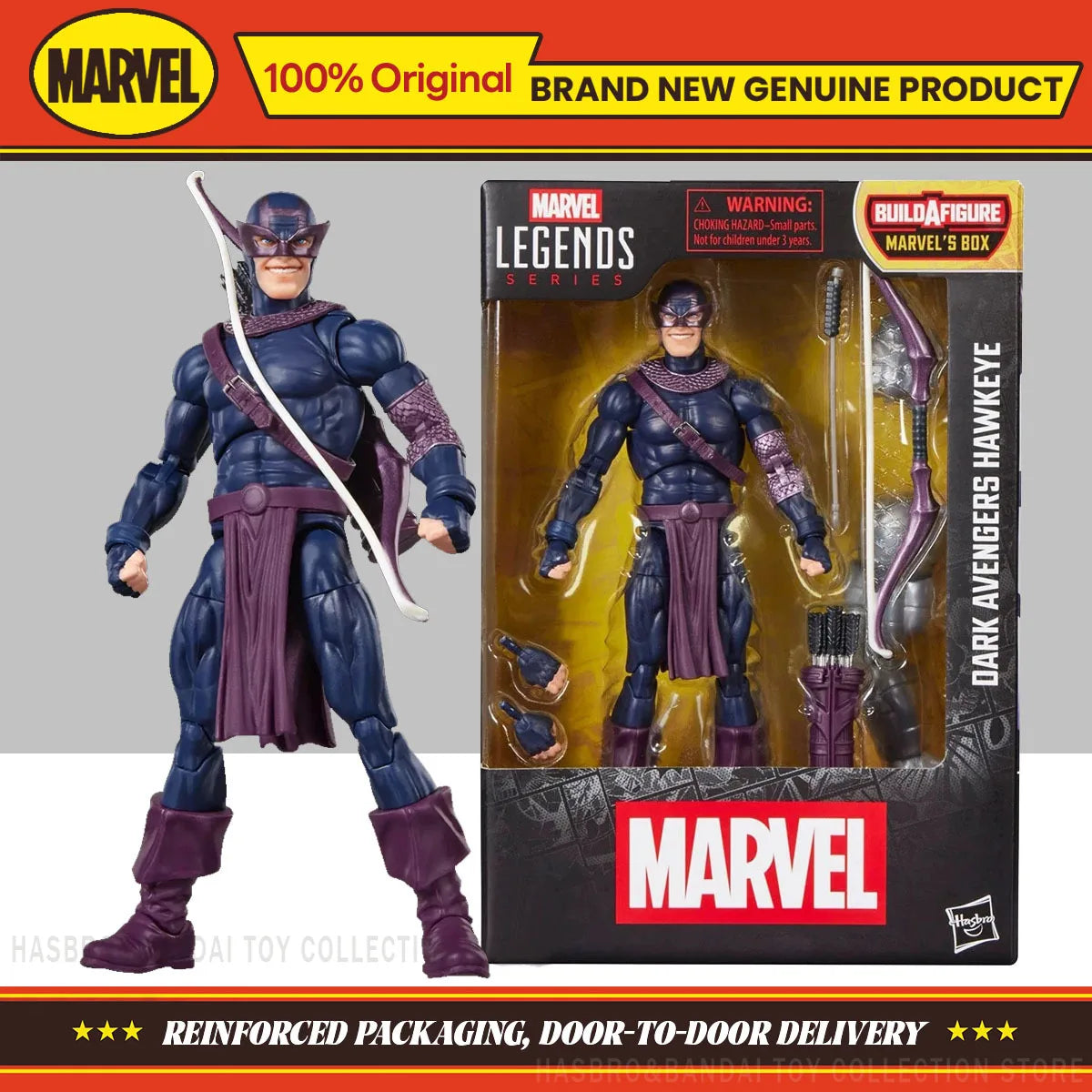 Figurine Hasbro Marvel Legends - Dark Avengers Hawkeye 15 cm