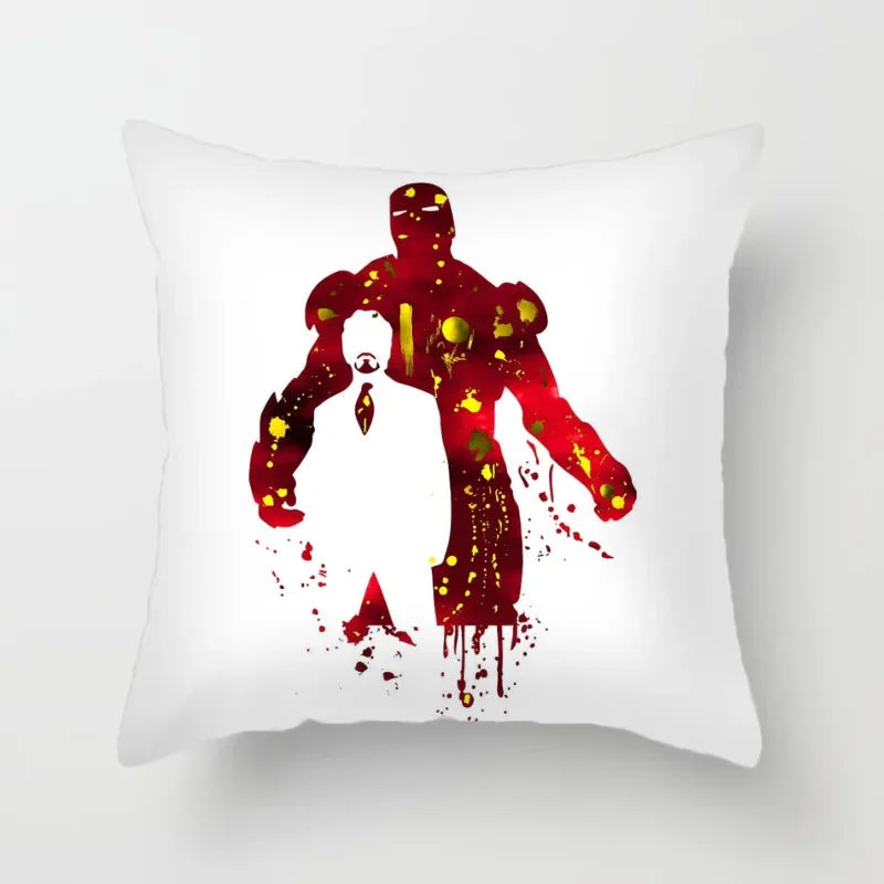 Kussenhoes Iron Man - Silhouet van Tony Stark