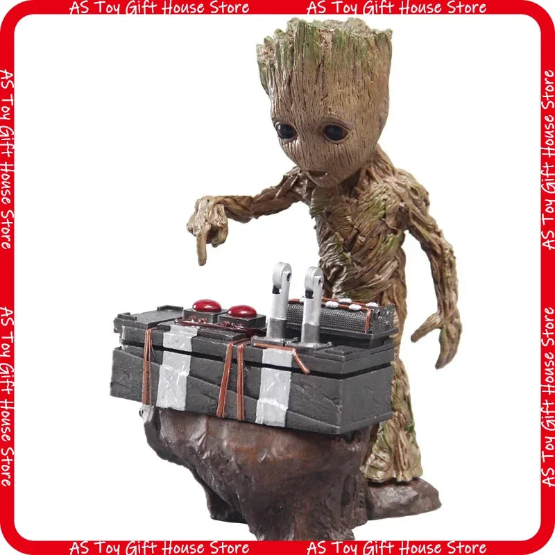 Hot Toys Baby Groot-beeld – pvc met ontstekingsknop