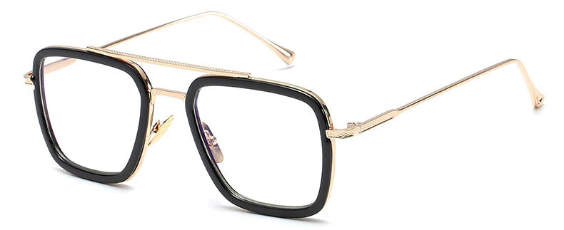 Avengers Iron Man-bril - Edith-stijl, transparante glazen