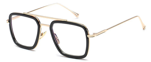 Avengers Iron Man-bril - Edith-stijl, transparante glazen