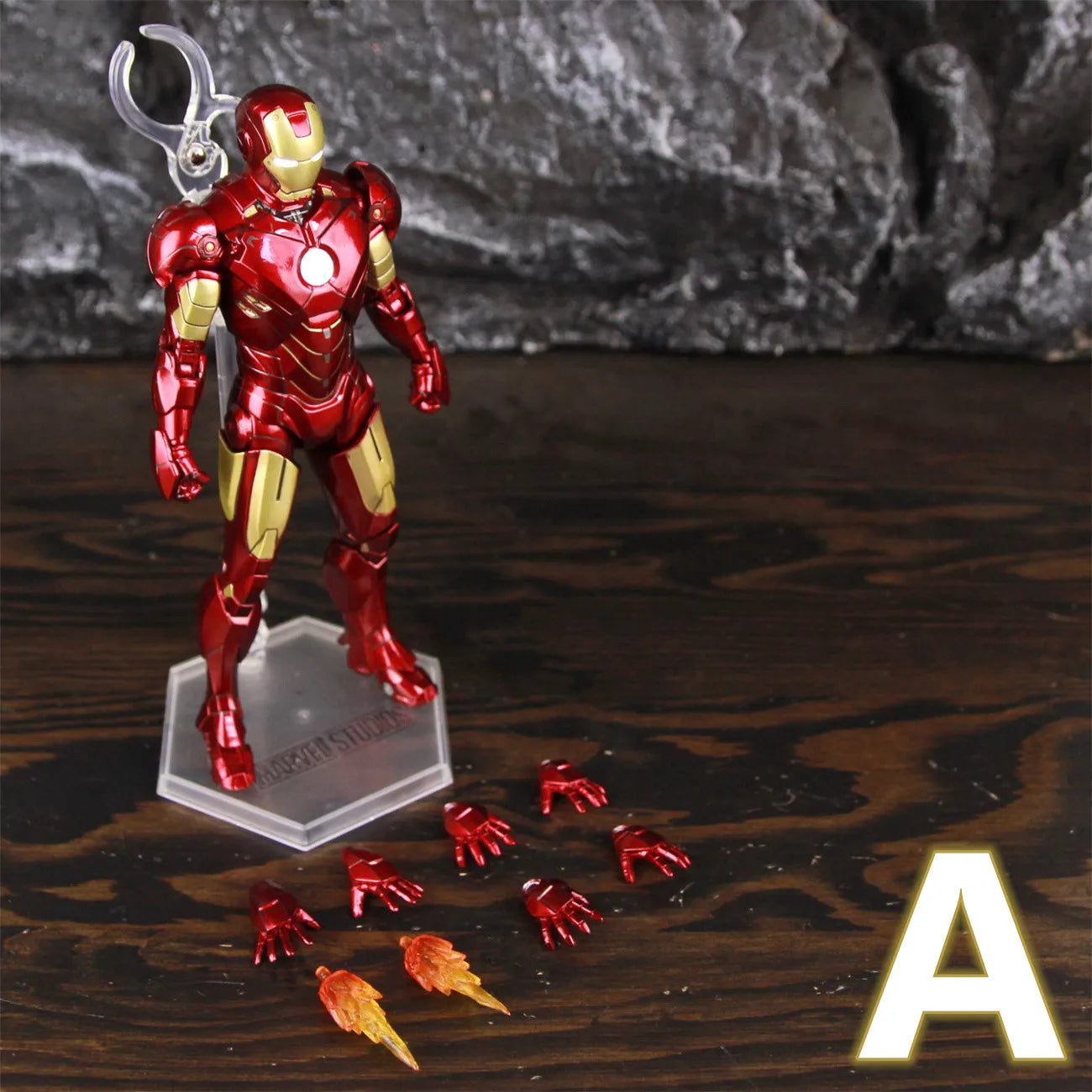LED-figuur Marvel Avengers Iron Man Mark IV - Statische pose met verwisselbare handen