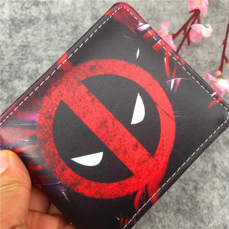 Bandai-portemonnee Deadpool – rood-zwart verboden logo