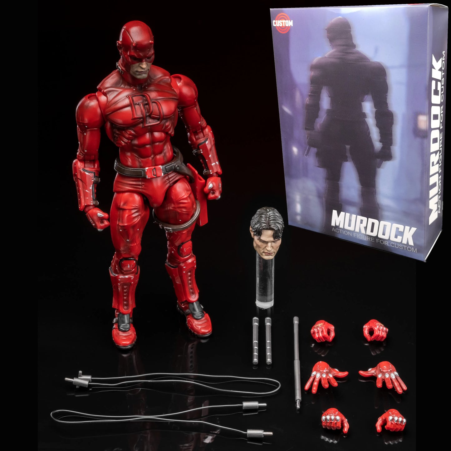 Daredevil-figuur - Klassiek rood kostuum