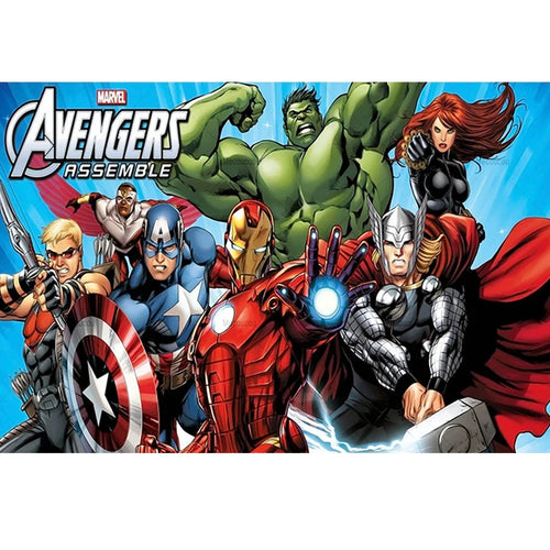 Poster Avengers Assemble - Klassiek logo