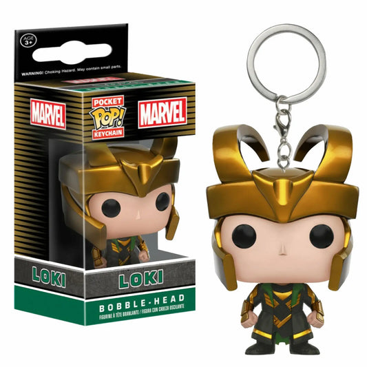 Sleutelhanger Loki - Doosfiguur Gouden Helm