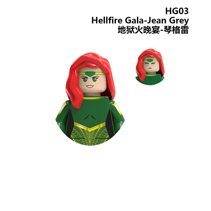 Jean Grey-figuur - Groene Hellfire Gala