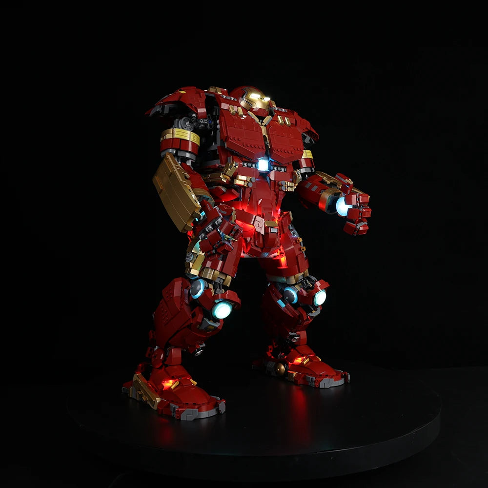 Lichtgevende ledset voor LEGO Hulkbuster 76210 - Volledige verlichting