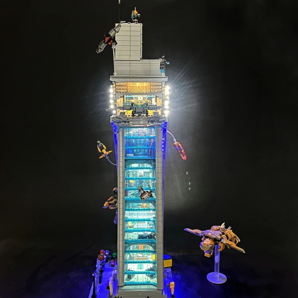 BYB-ledset voor LEGO Avengers-toren 76269 - Decoratieve verlichting met afstandsbediening