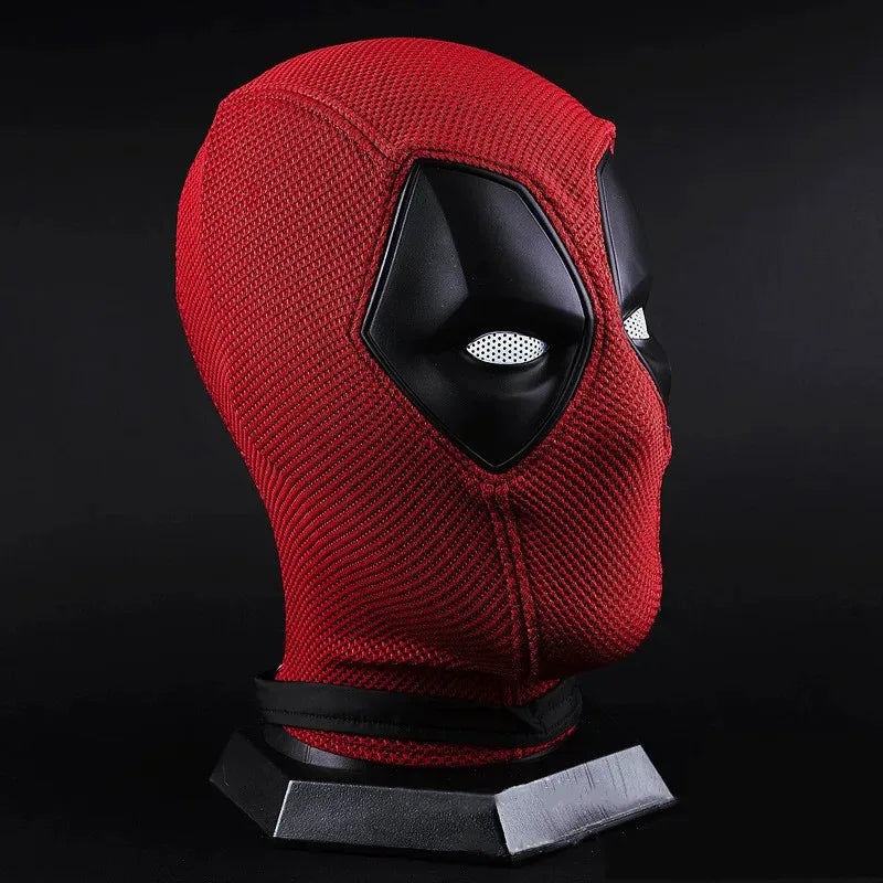 Deadpool-cosplaymasker met capuchon - Volledig masker van rode en zwarte stof