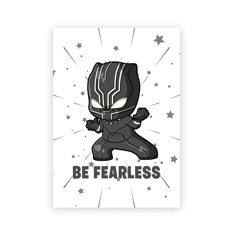 Chibi Black Panther-poster - Wees onbevreesd