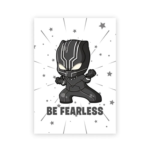 Chibi Black Panther-poster - Wees onbevreesd