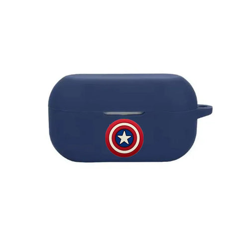 Avengers Captain America-hoesje voor oordopjes - Marineblauw schild