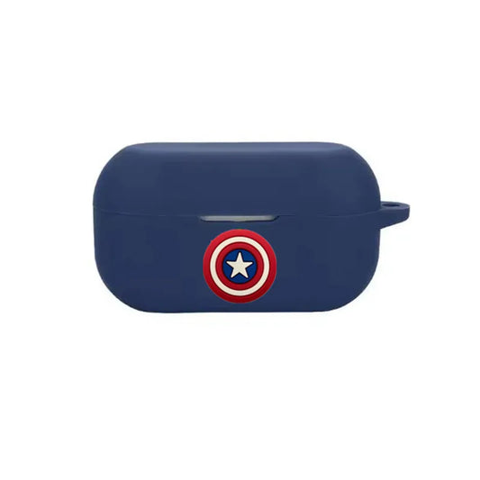 Avengers Captain America-hoesje voor oordopjes - Marineblauw schild