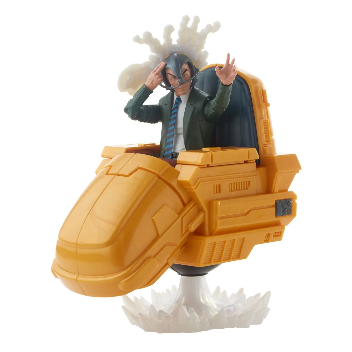 Professor X-figuurtje – gouden vliegende rolstoel met accessoires