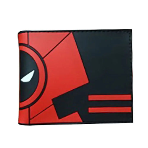 Avengers Deadpool-portemonnee - Hoekig zwart-rood design