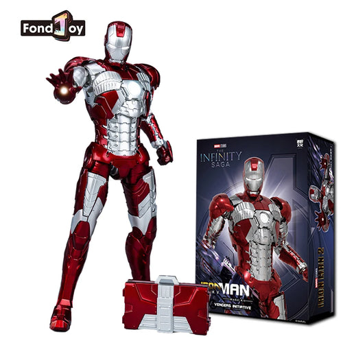 Fondjoy Iron Man MK5-figuur - Rood-zilveren pantser met box