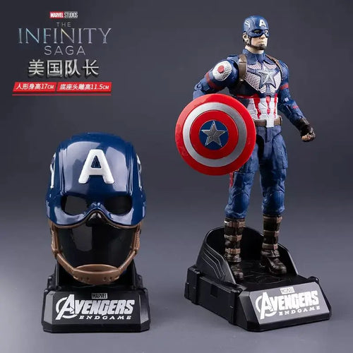 Captain America Endgame-figuurtje met helm - Avengers Collection