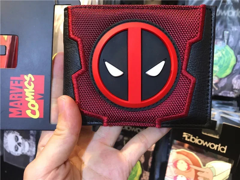 Avengers Deadpool-portemonnee - 3D-logo, set met meerdere maten