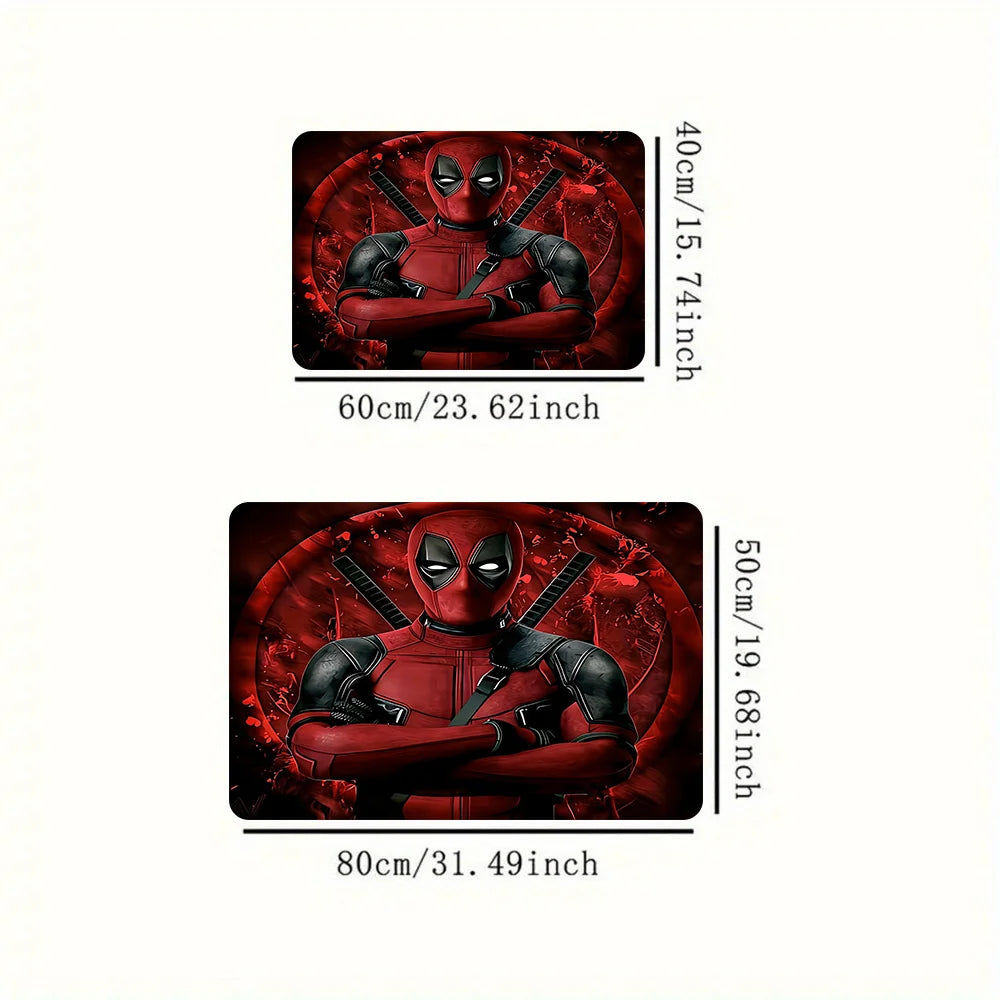 Marvel Deadpool-mat - Ontwerp met gekruiste armen in bloedrood