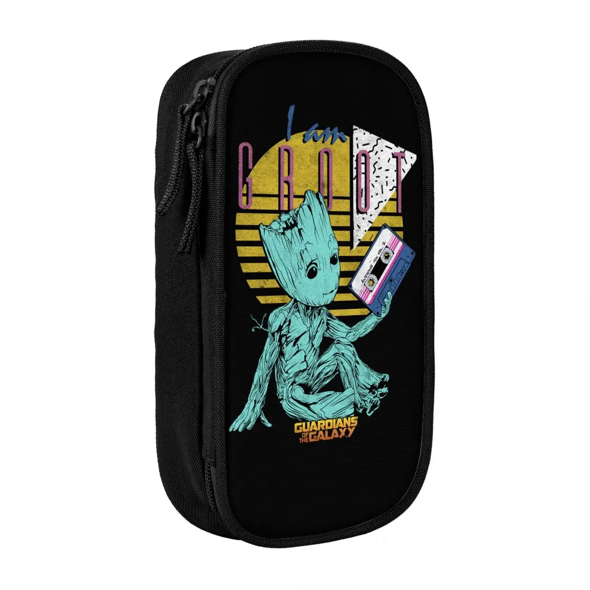 Avengers Baby Groot-etui - Retro cassette, turquoise