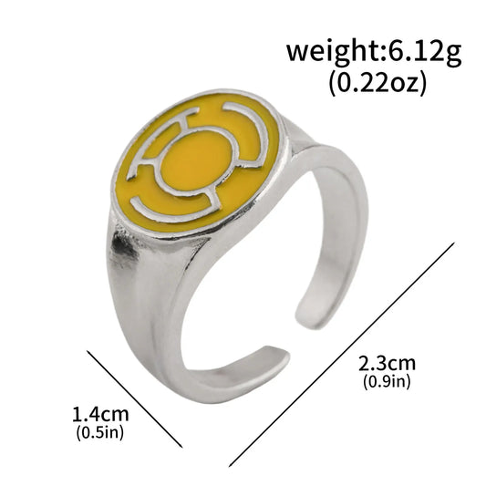 Avengers-ring - Geel cirkelsymbool