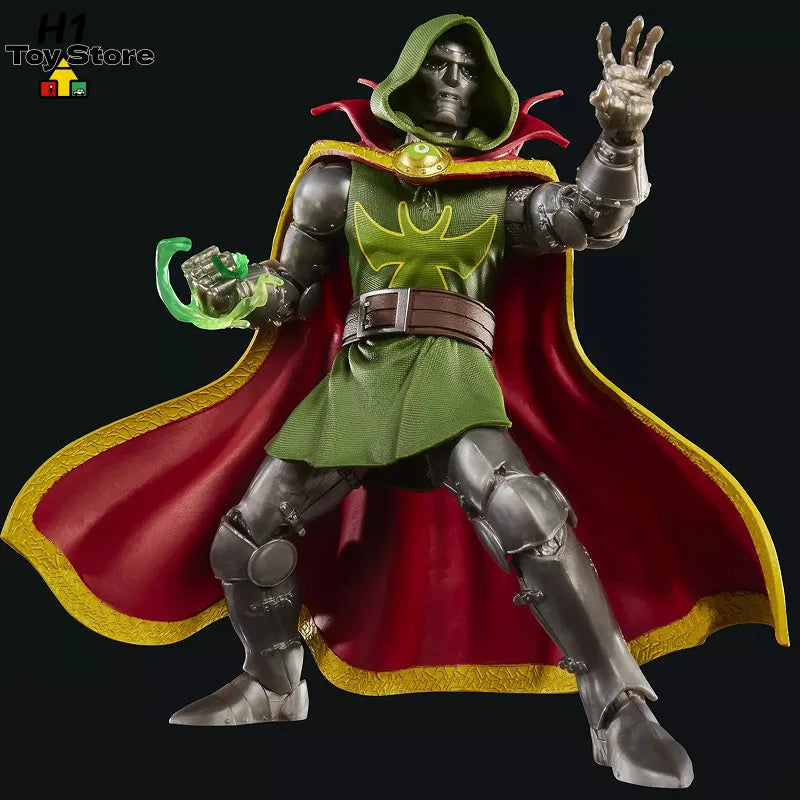 Figurine Marvel Legends Doctor Doom - Échelle 1/12, effets magiques verts