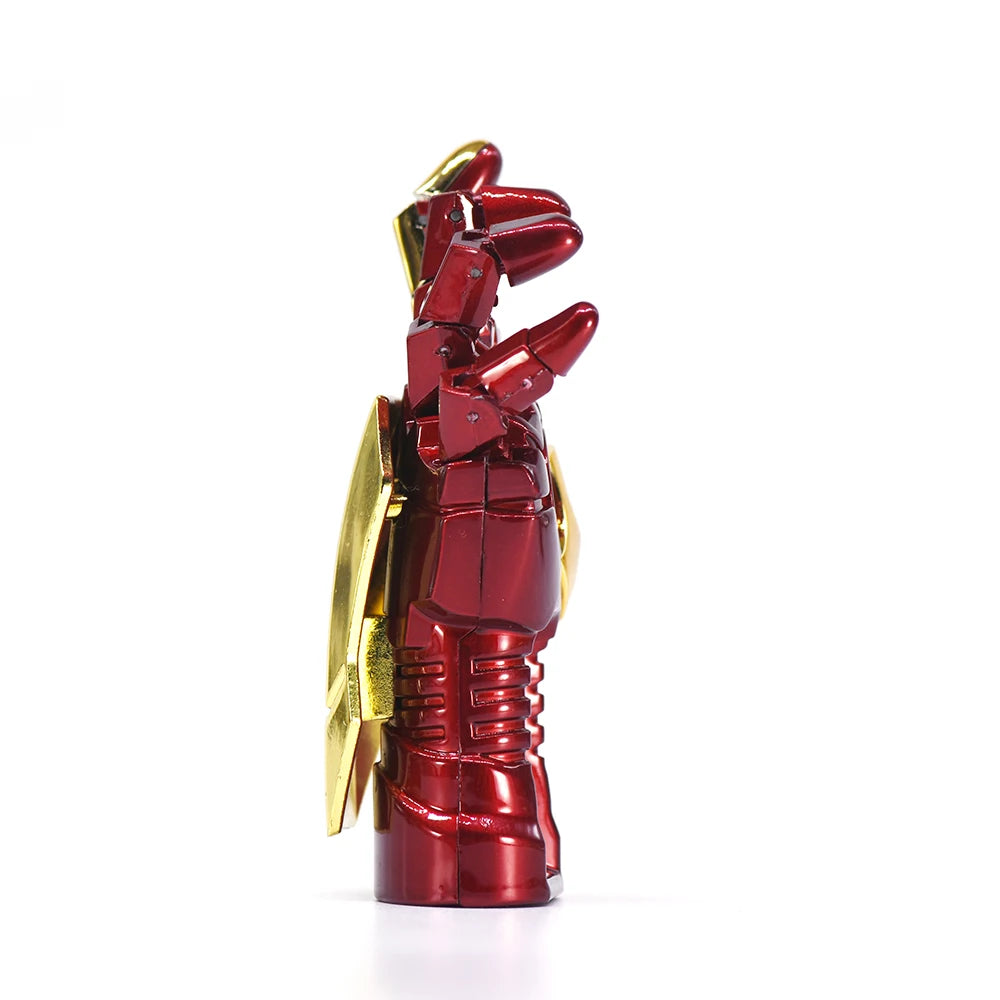 Iron Man-robot hand-USB-stick - Rood en goud, 4 tot 512GB