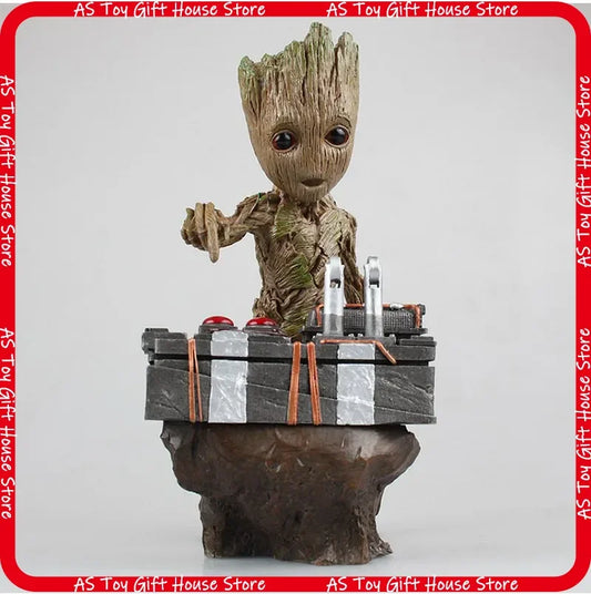 Hot Toys Baby Groot-beeld – pvc met ontstekingsknop